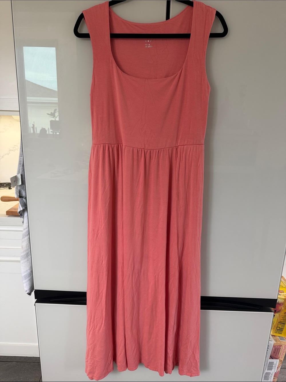 a new day Coral Scoop-Neck Maxi Dress